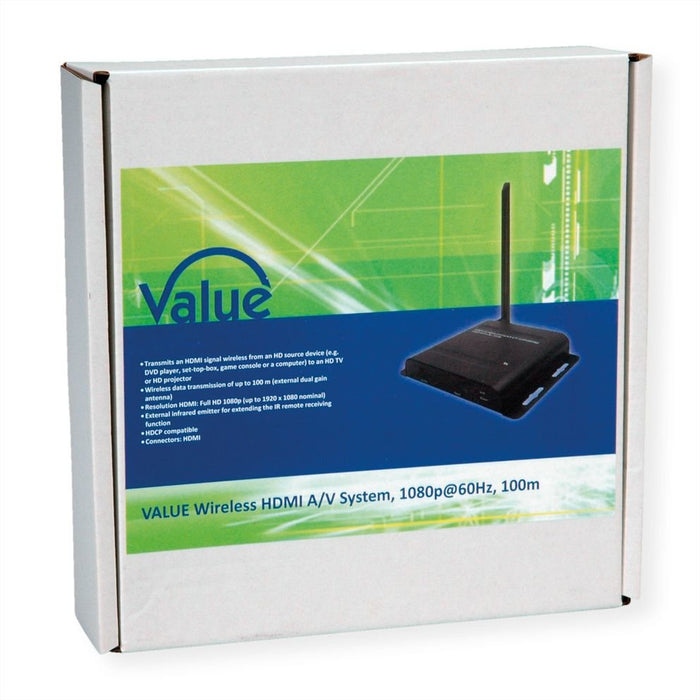 EAN 7630049615373 - VALUE 14993413 Transmisor y receptor de señales AV Negro imagen 2