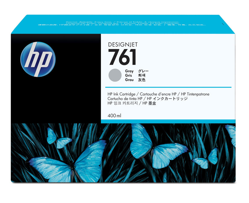 EAN 0885631448298 - HP 761 400-ml Gray DesignJet Ink Cartridge cartucho de tinta 1 pieza(s) Original Rendimiento estándar imagen 1