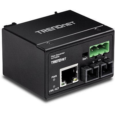EAN 0710931160468 - Trendnet TI-F10S30 convertidor de medio 200 Mbit/s 1310 nm Monomodo Negro imagen 1