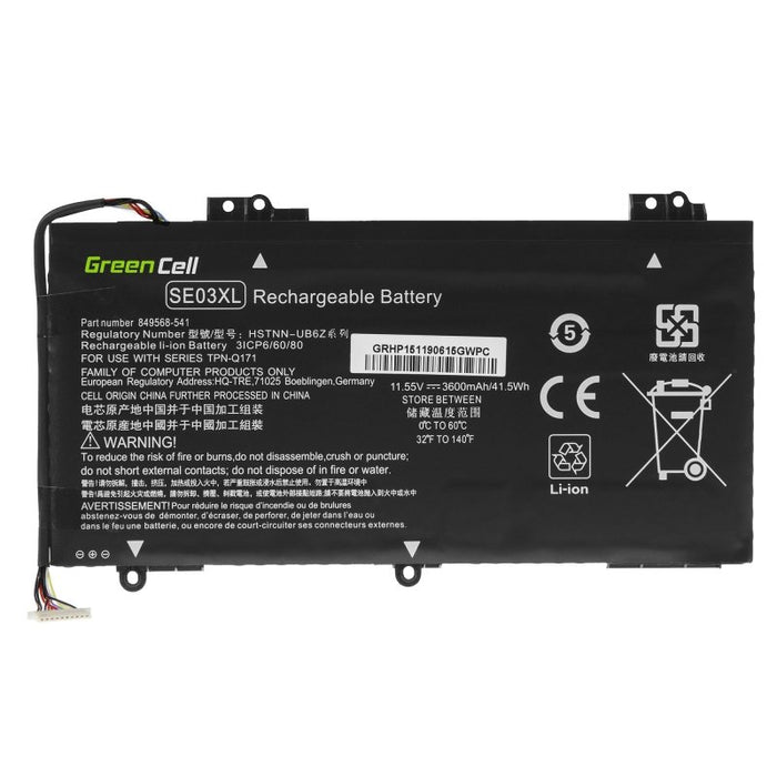 EAN 5903317227229 - Green Cell HP151 refacción para laptop Batería imagen 3