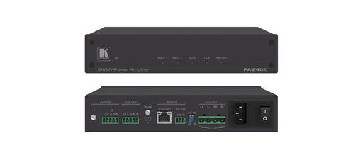 EAN 7291063083182 - Kramer Electronics PA-240Z amplificador de audio 2.0 canales Rendimiento/fase Negro imagen 2