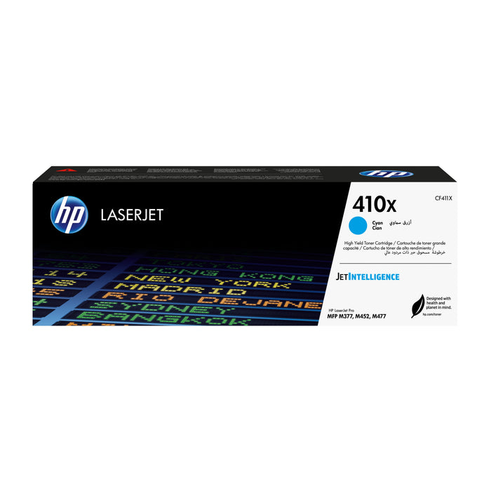 EAN 0888793807552 - HP 410X High Yield Cyan Original LaserJet Toner Cartridge cartucho de tóner 1 pieza(s) imagen 1