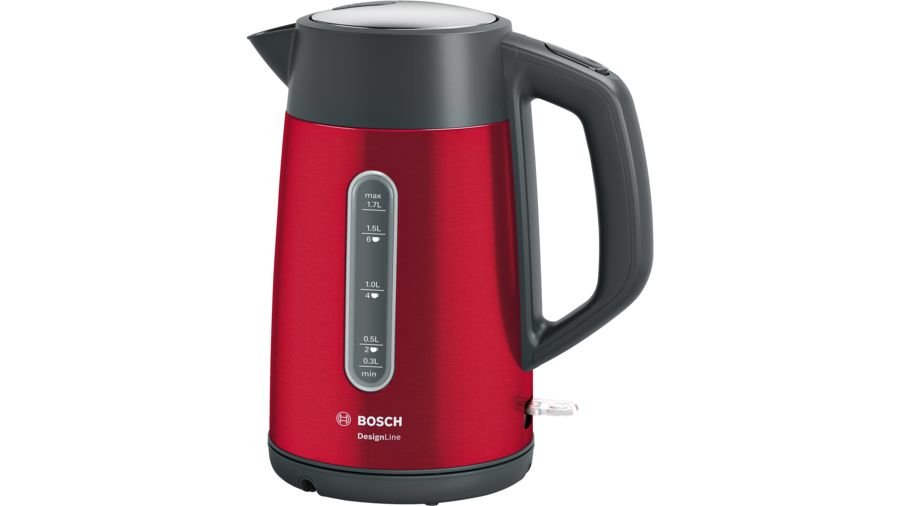 EAN 4242005188277 - Bosch TWK4P434 tetera eléctrica 1,7 L 2400 W Negro, Rojo imagen 1