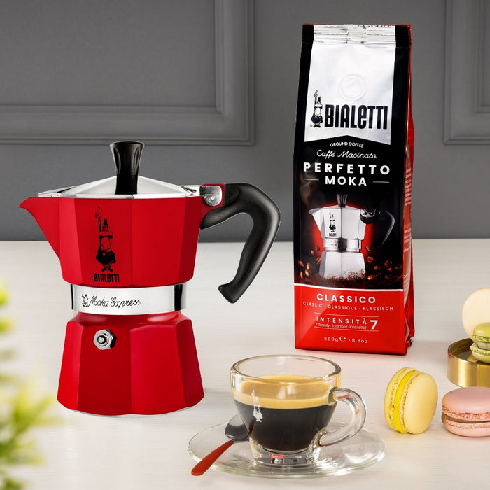 EAN 8006363018395 - Bialetti Moka Express Cafetera italiana Rojo imagen 3
