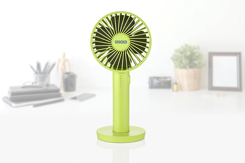 EAN 4011689866265 - Unold Breezy II Verde 10 cm Ventilador de mano imagen 11