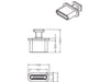 EAN 4043619640133 - DeLOCK 64013 tapa de seguridad para enchufe USB Tipo C Negro 10 pieza(s) imagen 2