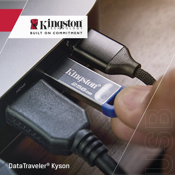 EAN 740617354171 - Kingston Technology DataTraveler Kyson unidad flash USB USB tipo A 3.2 Gen 1 (3.1 Gen 1) Acero inoxidable imagen 5