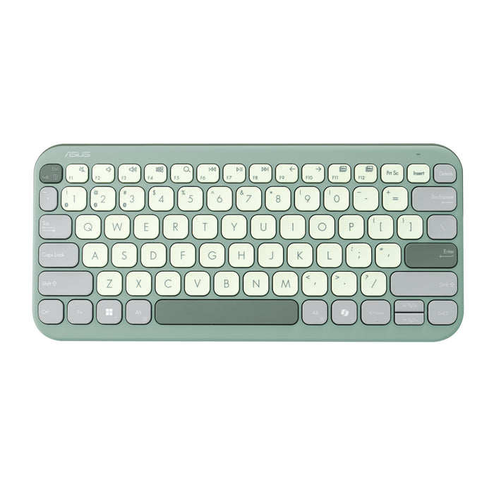 EAN 4711387166192 - ASUS KW100 KEYBOARD/GN/GE/81 teclado Hogar Bluetooth QWERTZ Alemán Verde, Verde claro imagen 1