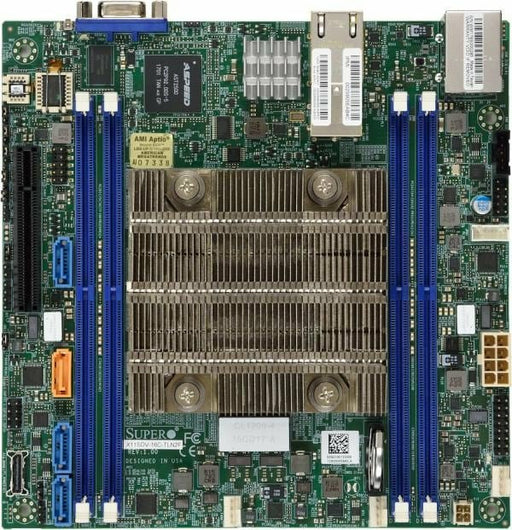 EAN 0672042324545 - Supermicro MBD-X11SDV-4C-TLN2F-B placa base Intel® SoC BGA 2518 mini ITX imagen 1