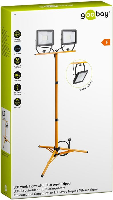 EAN 4040849499845 - Goobay 49984 luz de trabajo Negro, Amarillo LED 100 W imagen 14