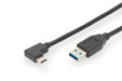 EAN 4016032438281 - Digitus AK-300147-010-S cable USB USB 3.2 Gen 1 (3.1 Gen 1) 1 m USB C USB A Negro imagen 1