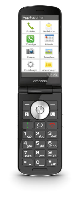 EAN 9005613168780 - Emporia emporiaTOUCHsmart.3 8,81 cm (3.47") 150 g Negro Teléfono para personas mayores imagen 23