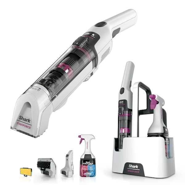 EAN 622356320221 - Shark HX100EUT aspiradora de mano Negro, Rosa, Blanco Sin bolsa imagen 1