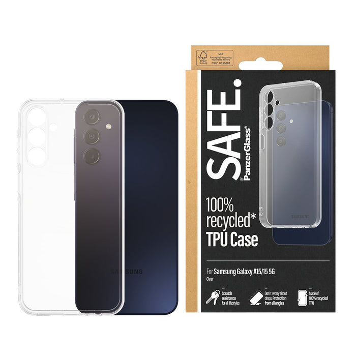 EAN 5711724956799 - PanzerGlass SAFE. by ® TPU Case Samsung Galaxy A15 | A15 5G | Transparent funda para teléfono móvil Trans imagen 2