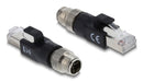 EAN 4043619908332 - DeLOCK 90833 cambiador de género para cable M12 8-pin RJ-45 Negro imagen 1