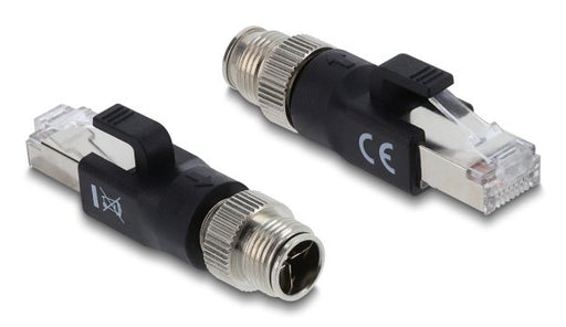 EAN 4043619908332 - DeLOCK 90833 cambiador de género para cable M12 8-pin RJ-45 Negro imagen 1