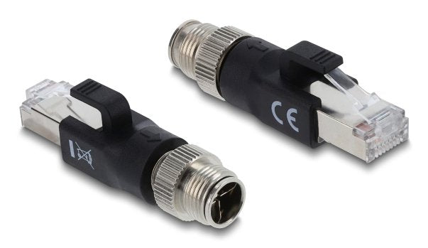 EAN 4043619908332 - DeLOCK 90833 cambiador de género para cable M12 8-pin RJ-45 Negro imagen 1