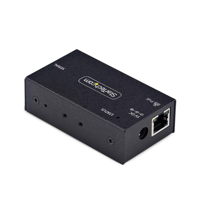 EAN 0065030906005 - StarTech.com I13P-SERIAL-ETHERNET convertidor, repetidor y aislador en serie RS-232 RJ-45 Negro imagen 1