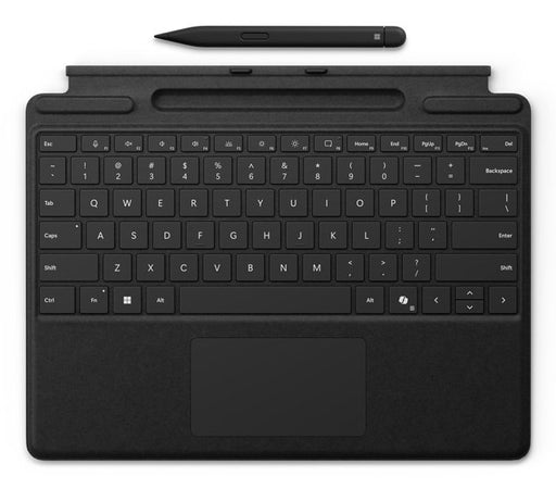 EAN 0196388356287 - Microsoft Surface Pro Keyboard with Slim Pen for Business QWERTZ Alemán Microsoft Cover port Negro imagen 1