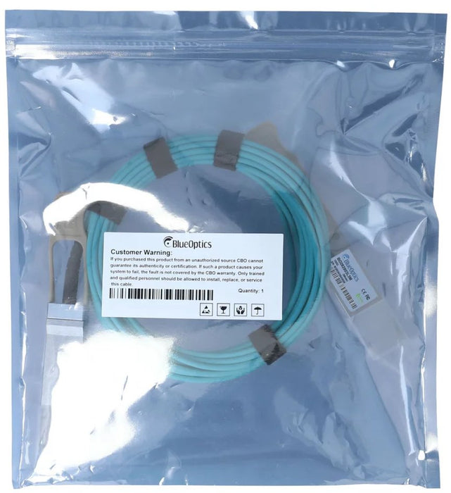 EAN 4063232331669 - BlueOptics 100FRRA0100-BO Cable de fibra óptica e InfiniBand 10 m QSFP28 AOC Azul, Acero inoxidable imagen 5