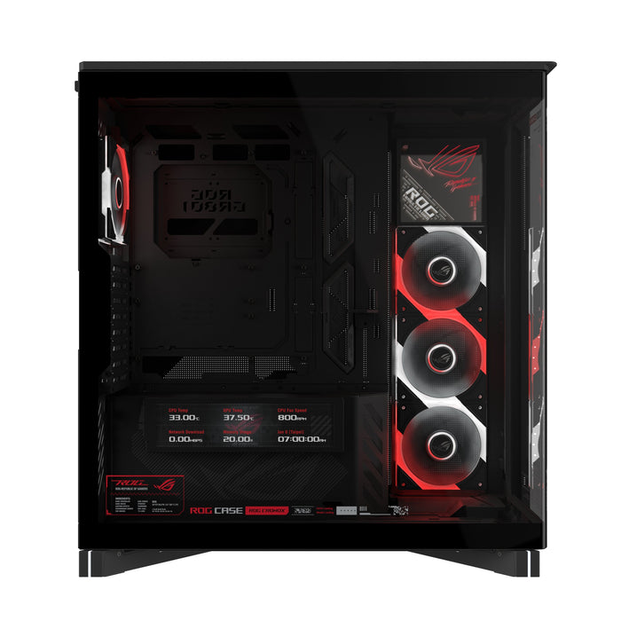 EAN 4711636437189 - ASUS ROG CRONOX GR801 CURVE TG ARGB BLACK Midi Tower Negro imagen 8