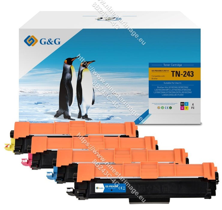 EAN 6941881275009 - G&G 16019 cartucho de tóner 4 pieza(s) Compatible Negro, Cian, Magenta, Amarillo imagen 1