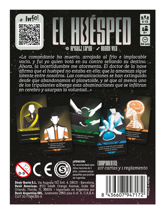 EAN 8436607947172 - Devir BGHUESP juego de tablero 15 min Juego De Cartas Partido imagen 2