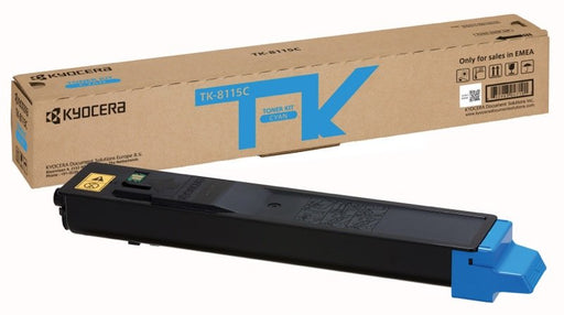 EAN 5706998673107 - KYOCERA TK-8115C cartucho de tóner 1 pieza(s) Original Cian imagen 1
