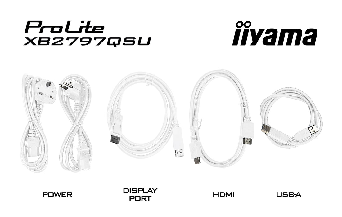 EAN 4948570125883 - iiyama ProLite XB2797QSU-W1 pantalla para PC 68,6 cm (27") 2560 x 1440 Pixeles Quad HD LED Blanco imagen 26