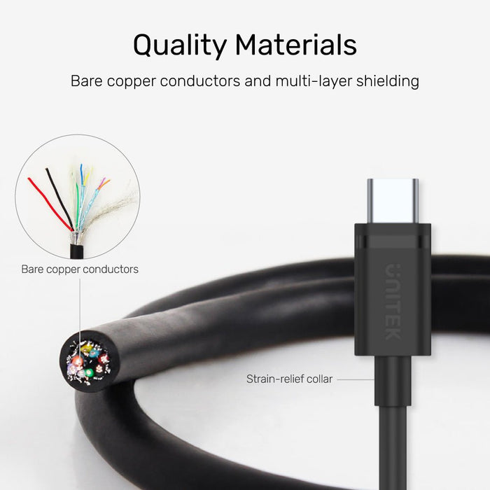 EAN 4894160047700 - UNITEK C14103BK-1.5M cable USB USB 3.2 Gen 1 (3.1 Gen 1) 1,5 m USB A USB C Negro imagen 6