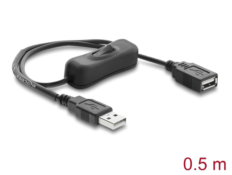 EAN 4043619816552 - DeLOCK 81655 cable USB 0,5 m USB A Negro imagen 1