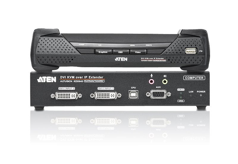 EAN 4719264649394 - ATEN KE6940 Transmisor y receptor de señales AV Negro imagen 3