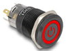 EAN 4043619220236 - DeLOCK 22023 interruptor eléctrico Interruptor pulsador Negro, Rojo imagen 1