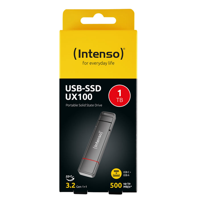 EAN 4034303038312 - Intenso 3850460 unidad externa de estado sólido 1 TB USB Type-A / USB Type-C 3.2 Gen 1 (3.1 Gen 1) Antrac imagen 5