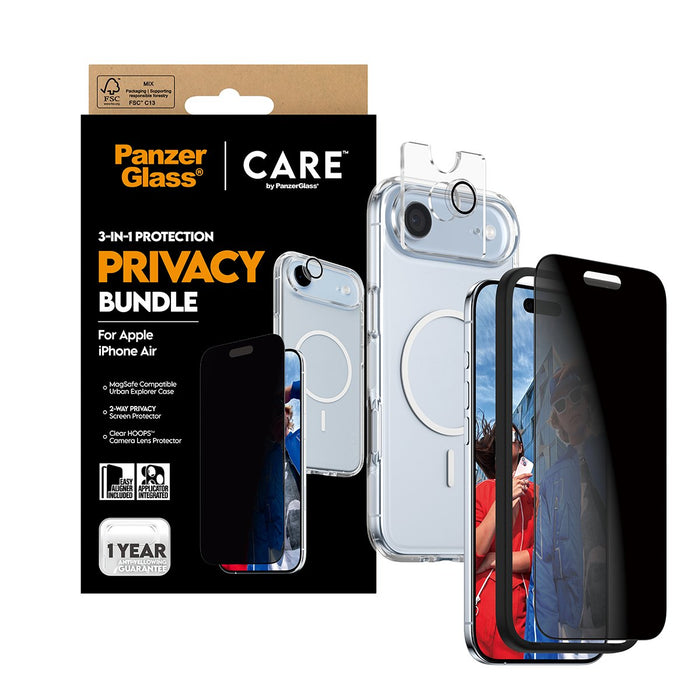 EAN 5715685027420 - PanzerGlass ® | CARE by ® 3-in-1 Flagship Privacy Bundle iPhone Air Protector de pantalla Apple 1 pieza(s imagen 6