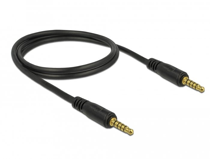 EAN 4043619856961 - DeLOCK 85696 cable de audio 1 m 3,5mm Negro imagen 2