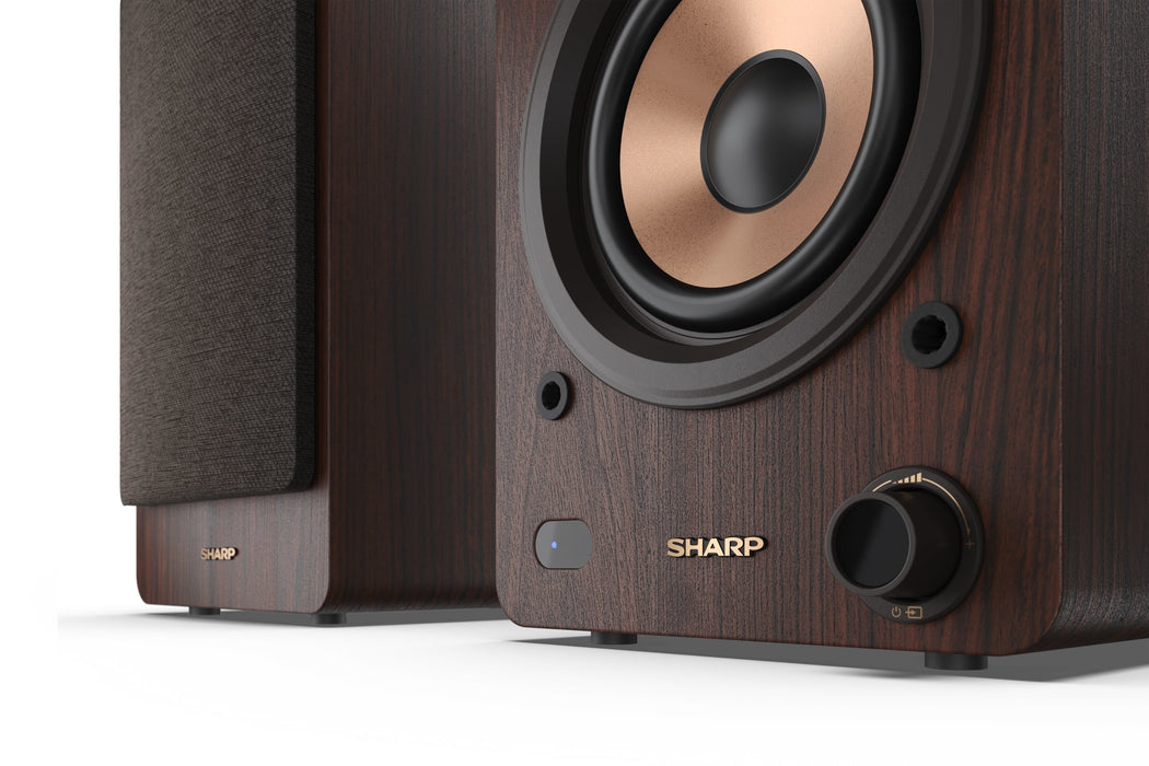 EAN 4974019216584 - Sharp BOOKSHELF SPEAKERS De 2 vías Marrón Inalámbrico y alámbrico 60 W imagen 10
