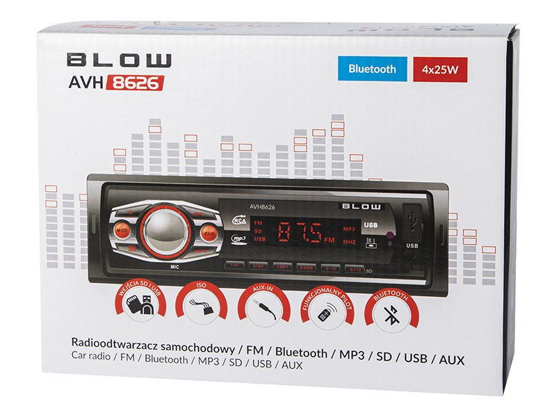 EAN 5900804109945 - BLOW AVH-8626 Coche Negro imagen 3
