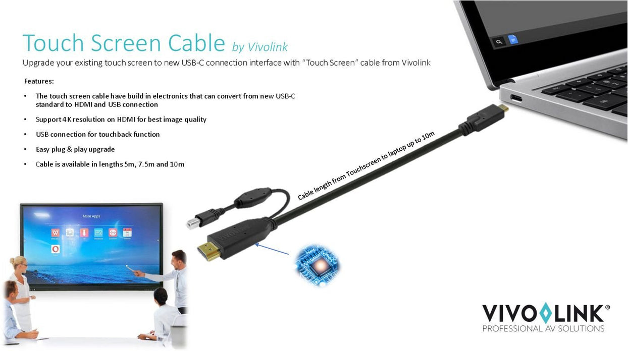 EAN 5715063066102 - Vivolink PROUSBCHDMIUSBB5 cable USB USB 3.2 Gen 1 (3.1 Gen 1) 5 m USB C Negro imagen 2