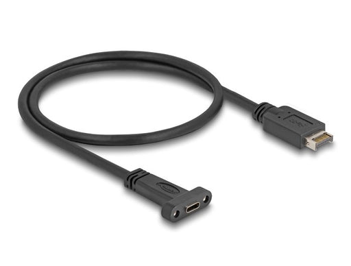 EAN 4043619855261 - DeLOCK 85526 cable USB USB 3.2 Gen 2 (3.1 Gen 2) 0,5 m USB E USB C Negro imagen 1
