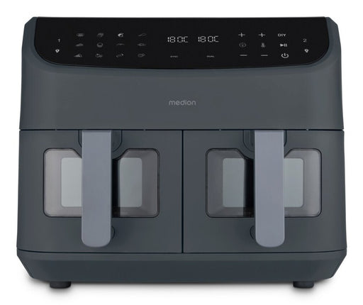EAN 4061275246124 - MEDION LIFE P20 XXL Doble 8,7 L Independiente 2600 W Freidora de aire caliente Negro imagen 1