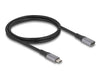 EAN 4043619812011 - DeLOCK 81201 cable USB USB4 Gen 2x2 1 m USB C Negro, Gris imagen 1