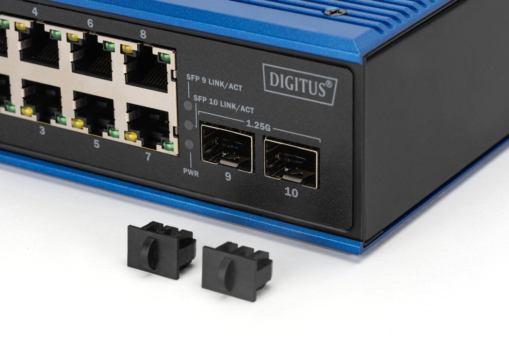 EAN 4016032489269 - Digitus DN-651150 switch No administrado Gigabit Ethernet (10/100/1000) Negro, Azul imagen 4