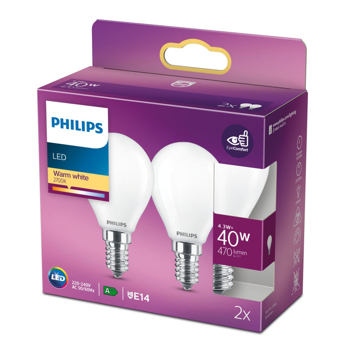 EAN 8718699777715 - Philips 8718699777715 lámpara LED Blanco cálido 2700 K 4,3 W F imagen 3