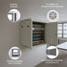 EAN 5903148913025 - Extralink 9U 600X600 ASP WALL-MOUNTED RACKMOUNT CABINET METAL DOOR GRAY Bastidor de pared imagen 11