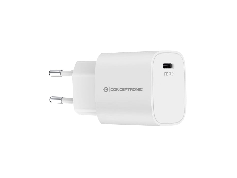 EAN 4015867236451 - Conceptronic ALTHEA14W cargador de dispositivo móvil Universal Blanco Corriente alterna Carga rápida Inte imagen 1