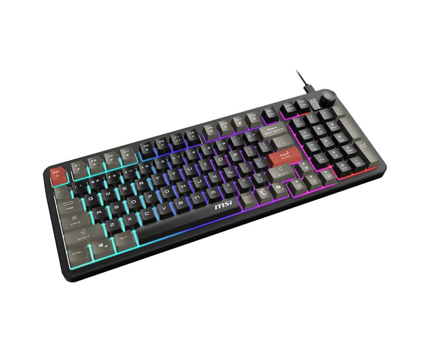 EAN 4711377321600 - MSI FORGE GK110 teclado Juego USB QWERTY Español Negro imagen 2