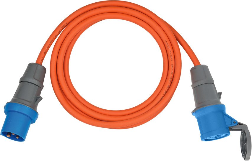 EAN 4007123673926 - Brennenstuhl 1167650605 base múltiple 5 m 2 salidas AC Exterior Naranja imagen 1