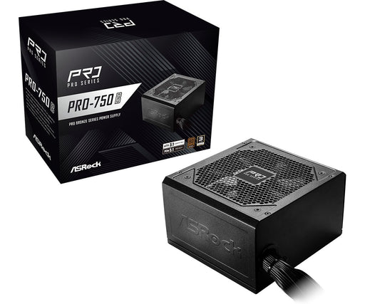 EAN 4711581491724 - Asrock PRO-750B unidad de fuente de alimentación 750 W 24-pin ATX ATX Negro imagen 1