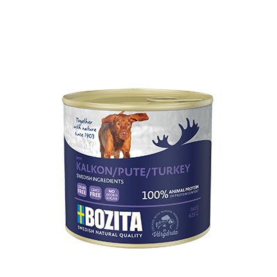 EAN 7300330051639 - Bozita 5163 alimento húmedo para perros Turquía Adulto 625 g imagen 1